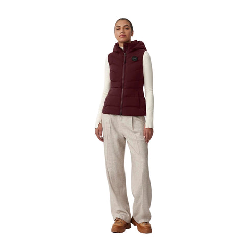 Canada Goose Piumino smanicato Piumino smanicato Donna Clair Vest Bordeau - Francavilla Moda